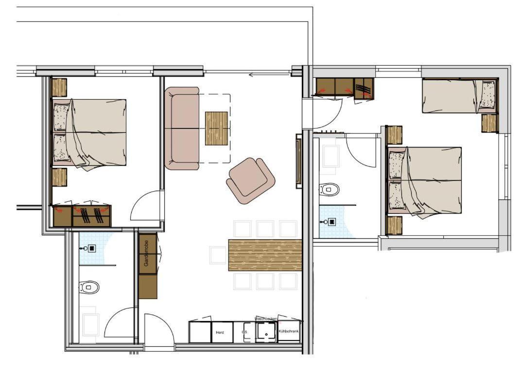 Appartement Pension Strolz Bichlbach Dış mekan fotoğraf